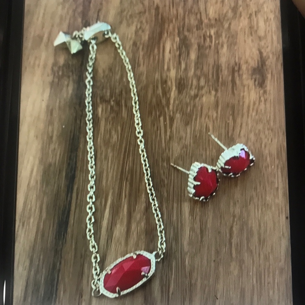 Kendra Scott bracelet and earrings